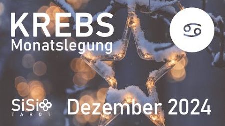 Tarotlegung Beziehungen Krebs Dezember 2024 - Trau dich und löse deine Ängste auf