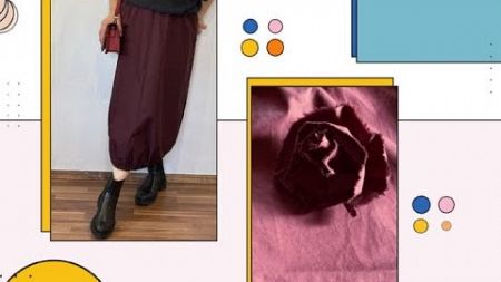 Easy DIY Trendy Skirt – Perfect for Beginners ！简单自制时尚裙子