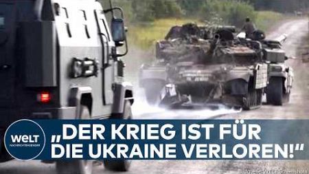 PUTINS KRIEG: &quot;Krieg ist für Ukraine verloren!&quot; – Unterstützung in Deutschland lässt deutlich nach