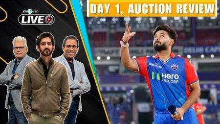 Cricbuzz Live: IPL 2025 Mega Auction Review Day 1 ft. Harsha Bhogle &amp; Joy Bhattacharjya