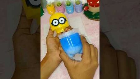 Dare⁉️Do Nothing🫣❌ Minion Slime Review⚗️💧#shorts #asmulticreativity #diy #crafts #slime