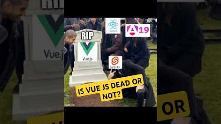 IS VUE JS DEAD OR NOT? REACTJS SVELTE #vuejs #reactjs #svelte #webdevelopment #frontenddevelopment