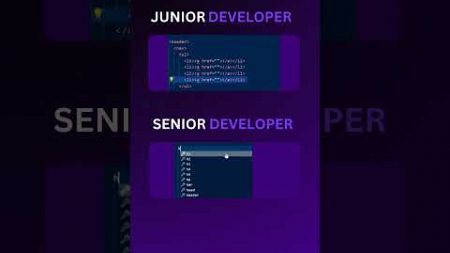 Junior VS Senior Developer | Web Design | p2 #webdevelopment #html #css