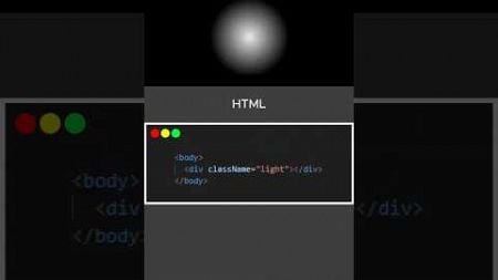 How to Create a Stunning Pulsating Light Effect! 🚀 #webdevelopemnt #html #css #scss