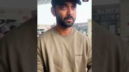 Cricketer Ajinkya Rahane Spotted At The Airport Looking Amazing In Casuals | N18S | #trending