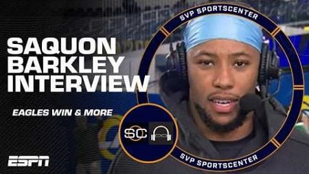 Saquon Barkley recaps CAREER NIGHT 🦅 Eagles win again + Cowboys WILD FINISH in Week 12 | SC with SVP