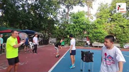 Easy Tennis Club เรียนเทนนิส กับครูเอ วันที่ 23 พฤศจิกายน 2567 EP.2