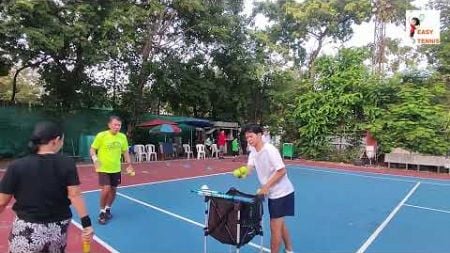 Easy Tennis Club เรียนเทนนิส กับครูเอ วันที่ 23 พฤศจิกายน 2567 EP.5