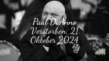 Paul Di’Anno Verstorben: 21. Oktober 2024. Ursprüngliche Sänger von Iron Maiden.