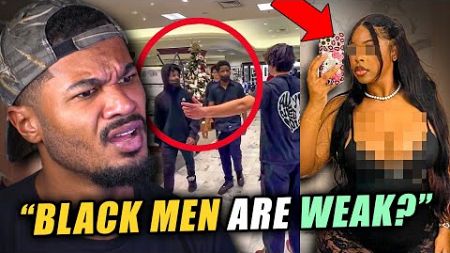 Woman slanders black men for standing on business