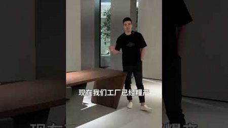 总裁和设计师都钟意的办公书桌，纳斯达克书桌 家具 佛山家具源头工厂 豪宅家具 书桌 设计感书桌