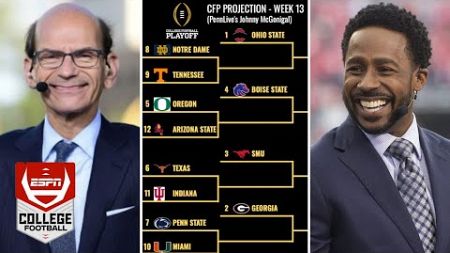 ESPN &quot;Breaking Down&quot; College Football Playoff Rankings after Week 13 Chaos with SEC Disaster