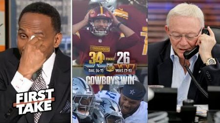 FIRST TAKE | &quot;Jerry Jones proved me wrong in ways I didn’t expect&quot; - Stephen A. on Cowboys beat WSH