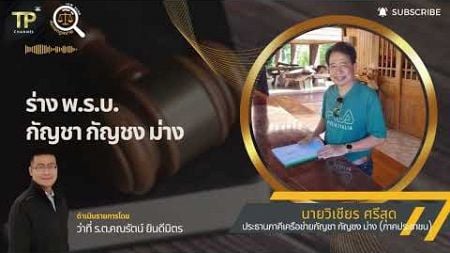 รายการสแกนกฎหมาย ตอน ร่างพระราชบัญญัติกัญชา กัญชง ม่าง