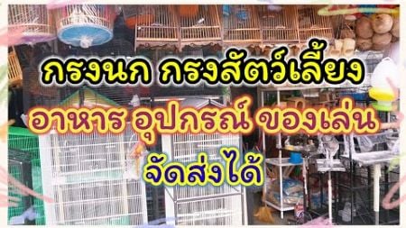 กรงนก-สัตว์เลี้ยง อาหาร อุปกรณ์ ของเล่น ครบทุกอย่าง จัดส่งได้ ร้านอันดามัน นกสวยงาม จตุจักร มีนบุรี