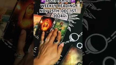 ♐️SAGITTARIUS WEEKLY READING 11/25~12/1/24✨Daily Horoscope Tarot Card Readings for all Zodiac Signs!