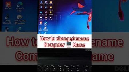 Change or Rename your PC 🖥️ ✅ #Computer Name #Shorts #ITparivar