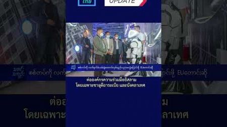 EU วอนห้ามโอนอาวุธและเทคโนโลยีสอดแนมให้กองทัพเมียนมา #พม่า #ข่าวต่างประเทศวันนี้ #ทหารพม่า