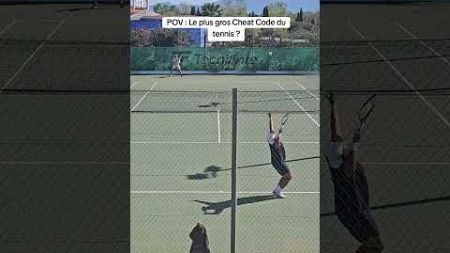 POV : Le plus gros Cheat Code du tennis ? #tennis #tips #cheatcode #vlog