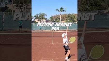 Playing against Tennis PRO. #atp #sporttennis #tennisgame #tennis #sports #tennisplayer #tennislife