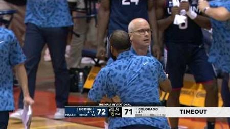 Dan Hurley held back by assistant coaches after no-call vs. Colorado | ESPN College Basketball