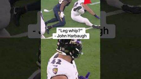 John Harbaugh was perplexed at this call #shorts