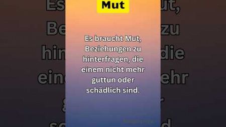 Mut, sich von negativen Beziehungen zu lösen. #mut #inspiration #motivation #mindset