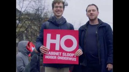 Korte aftermovie protest Hoger onderwijs 25 november 2024