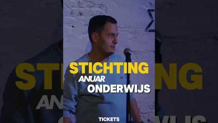 STICHTING ONDERWIJS #stichting #onderwijs #kinderen #school #telefoon #standupcomedy #anuarcomedian