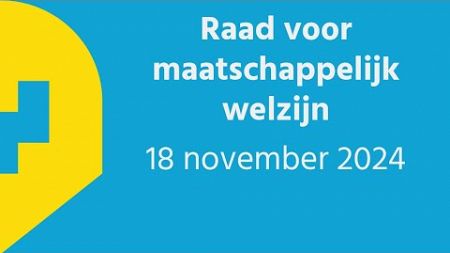 Raad voor maatschappelijk welzijn Zottegem 18 november 2024