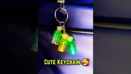 DIY Cute Keychain 🤩 #diy #craft #trending #shorts