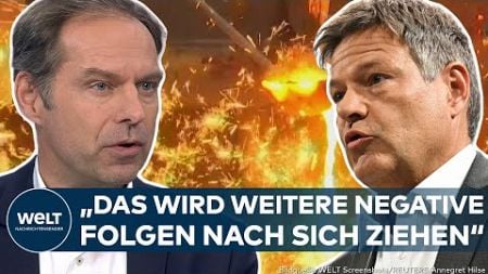 DEUTSCHE WIRTSCHAFT: Strompreis-Forderung! Industriekonferenz mit Habeck sucht Wege aus der Krise