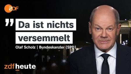 Wahlkampf-Auftakt versemmelt? Olaf Scholz im Interview | heute journal