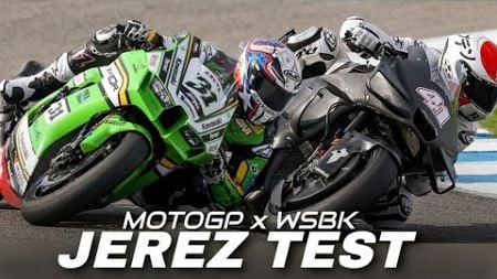 JEREZ TEST MotoGP x WSBK || Garrett Gerloff Challenged Aleix Espargaro&#39;s Lap Time on Kawasaki ZX10RR