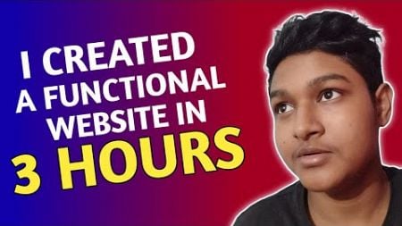 How I Built a Website in 3 Hours Without Coding, WordPress, or Blogger | Deep Kahini