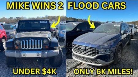 Mike Wins Two Hurricane Flooded Cars Did He Get a Good Deal?