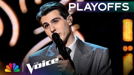 Edward Preble&#39;s Stylish Version of Frank Sinatra&#39;s &quot;All of Me&quot; | The Voice Playoffs | NBC