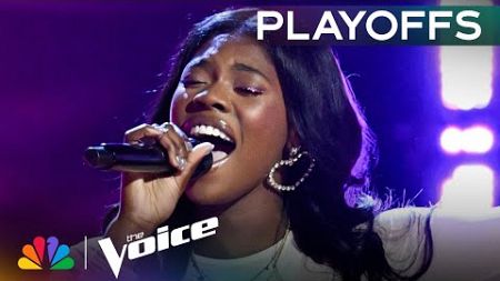 Mikaela Ayira Dedicates Her Performance of &quot;Love&quot; to Her Mother | The Voice Playoffs | NBC