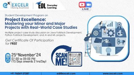 Project Excellence: Mastering your minor and major Projects with Real-World Case Studies -Day 2