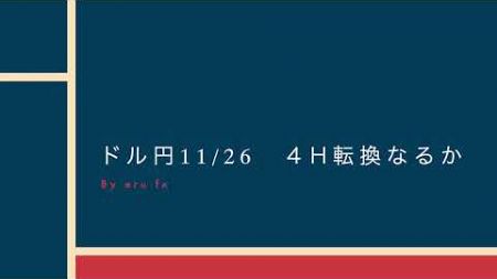 【FX】ドル円三角保合中 いよいよトレンド転換？