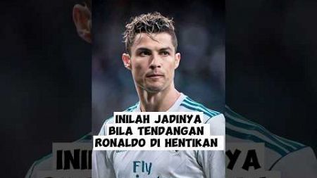 INILAH YANG TERJADI APABILA TENDANGAN RONALDO DI TAHAN #ronaldo #facts #football #shorts