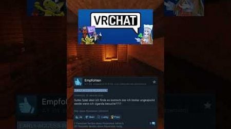 VRChat Steam Bewertungen 😂😭 Part 1 #vrchat #steam #steamreview #gamereview