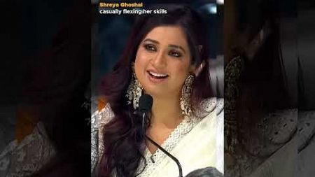 #Shreya Ghosal multiple talented Singer#feeel the voice#viral