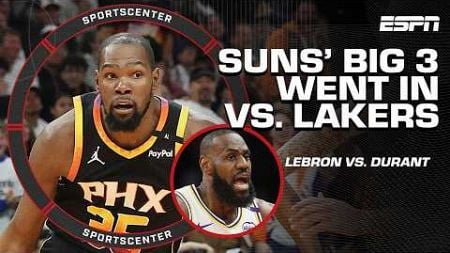 &#39;THE BIG THREE IS BACK!&#39; 🙌 - Seth Greenberg PRAISES the Suns in win over Lakers | SportsCenter