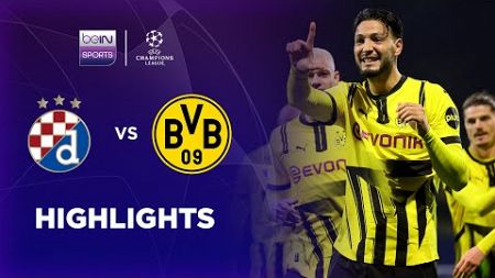 Dinamo Zagreb 0-3 Borussia Dortmund | Champions League 24/25 Match Highlights