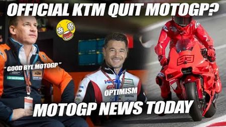 EVERYONE SHOCKED Official KTM Group BANKRUPT, LCR Boss OPTIMSM 2025, Marquez BELIEVE to Bagnaia