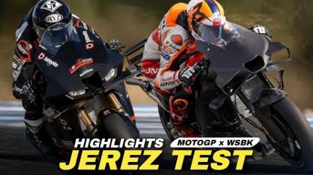 JEREZ TEST Honda MotoGP was Beaten by WorldSBK Bike Bimota KB998 Rimini and Yamaha R1 WSBK #motogp