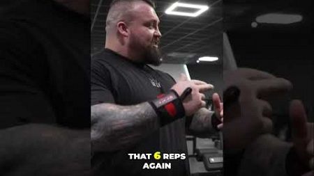 Eddie Hall 6 rep Method #shorts