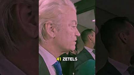 Wilders SLOOPT Omtzigt volledig! ‘Ik heb 41 zetels, jij nog maar 3!’ #shorts