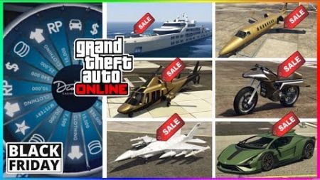 MEGA Black Friday Eventwoche in GTA 5 ONLINE❗️Neues Update, 40 Rabatte und Geld verdienen in GTA 5!